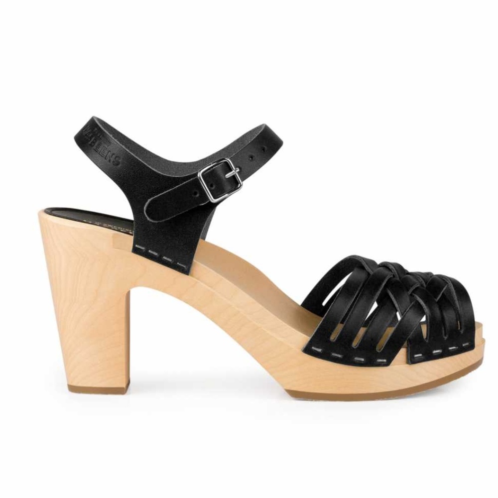 Swedish Hasbeens - Braided Sky High, Size 38